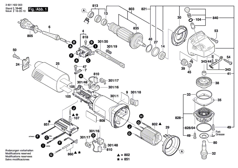 Anker Rotor für Bosch Winkelschleifer GWS 1100; 3 601 H22 003 Motor Ersatzteil 