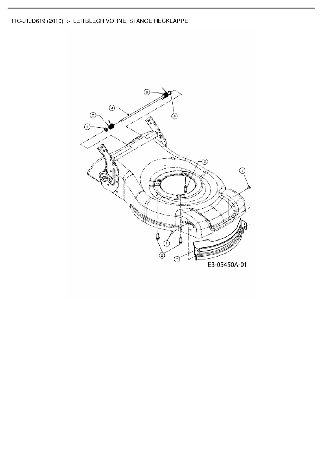 Budget Bbm 46 R Ohv Bedienungsanleitung Pdf Ersatzteile von Budget Motormäher BBM 46-1 OHV aus der Zeichnung Leit